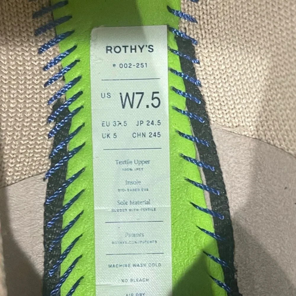 Rothys Size Pointed Toe Flats - Picture 11 of 11